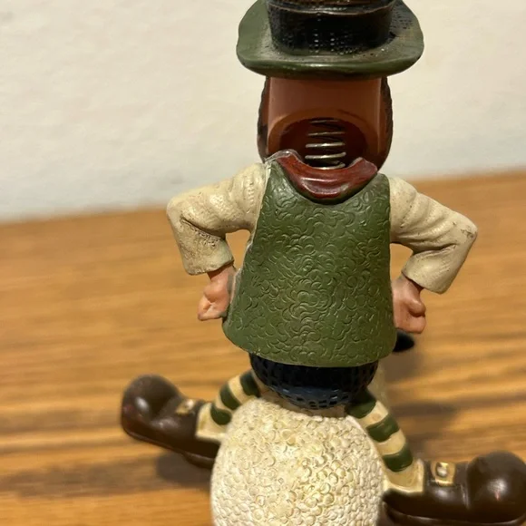 Whimsical Leprechaun Figurine on Sheep and “Luck of the Irish” decor. - Picture 9 of 13